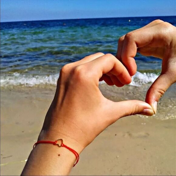 RED His & Hers Matching Rope Bracelets - Picture 6 of 11